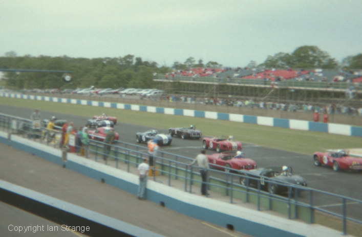 Cobra race at Donnington, 1990